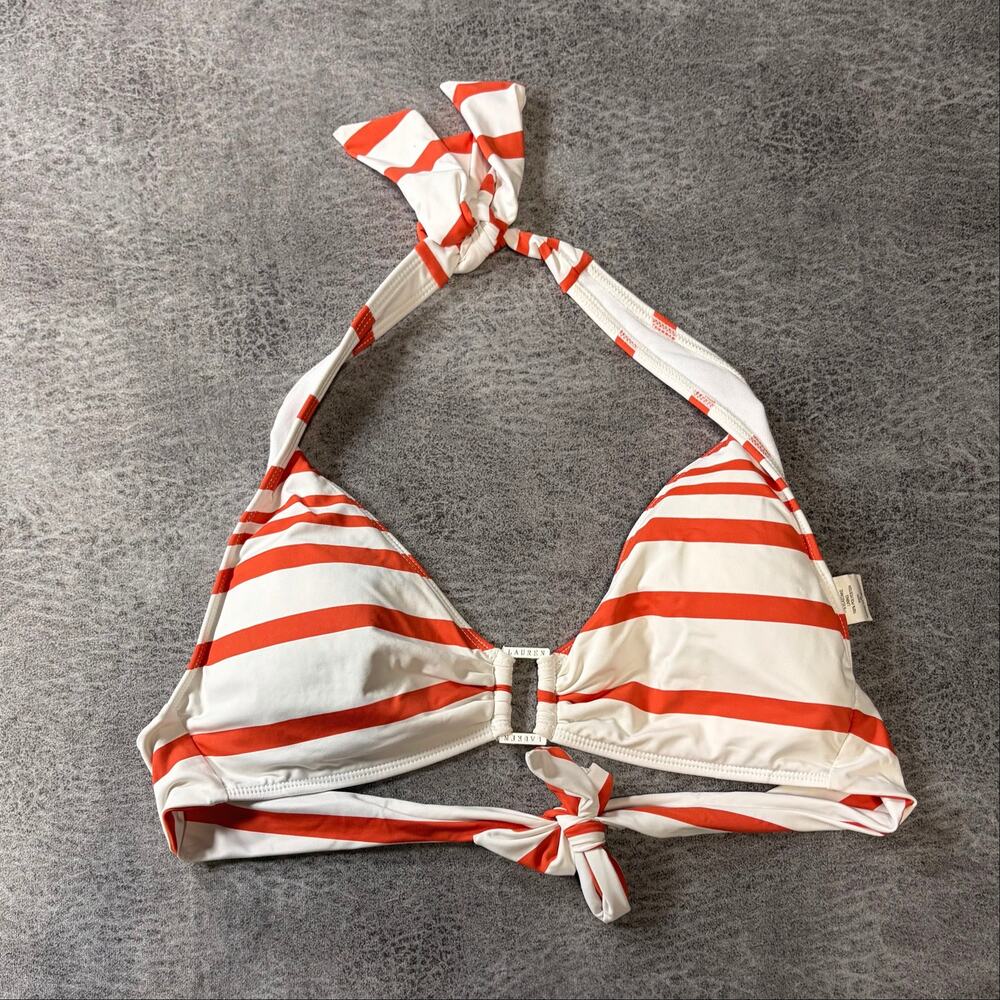 Ralph Lauren Strilped Bold Halter Bikini Top